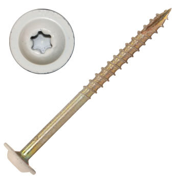 Cabinet Screws White Head